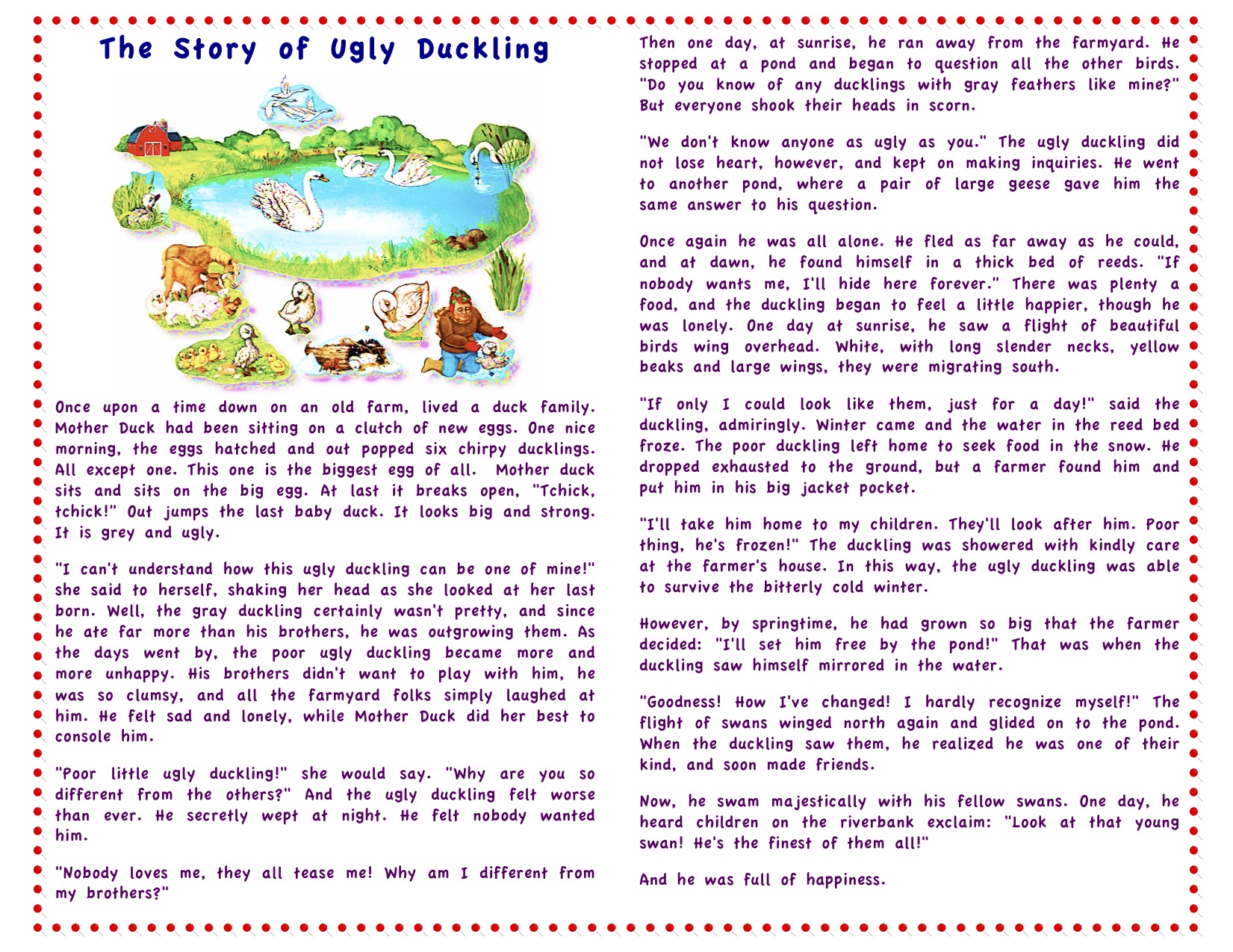 printable short stories for kids